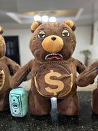 Oso Teddy Bear Sprayground Backpack CAFE