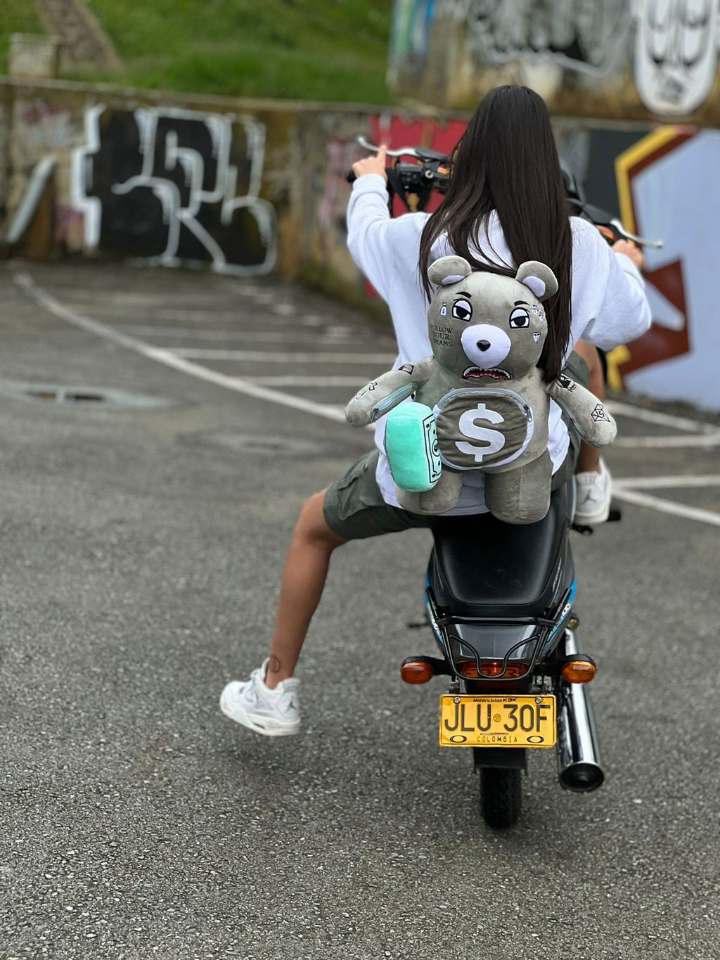 Oso Teddy Bear Sprayground Backpack GRIS