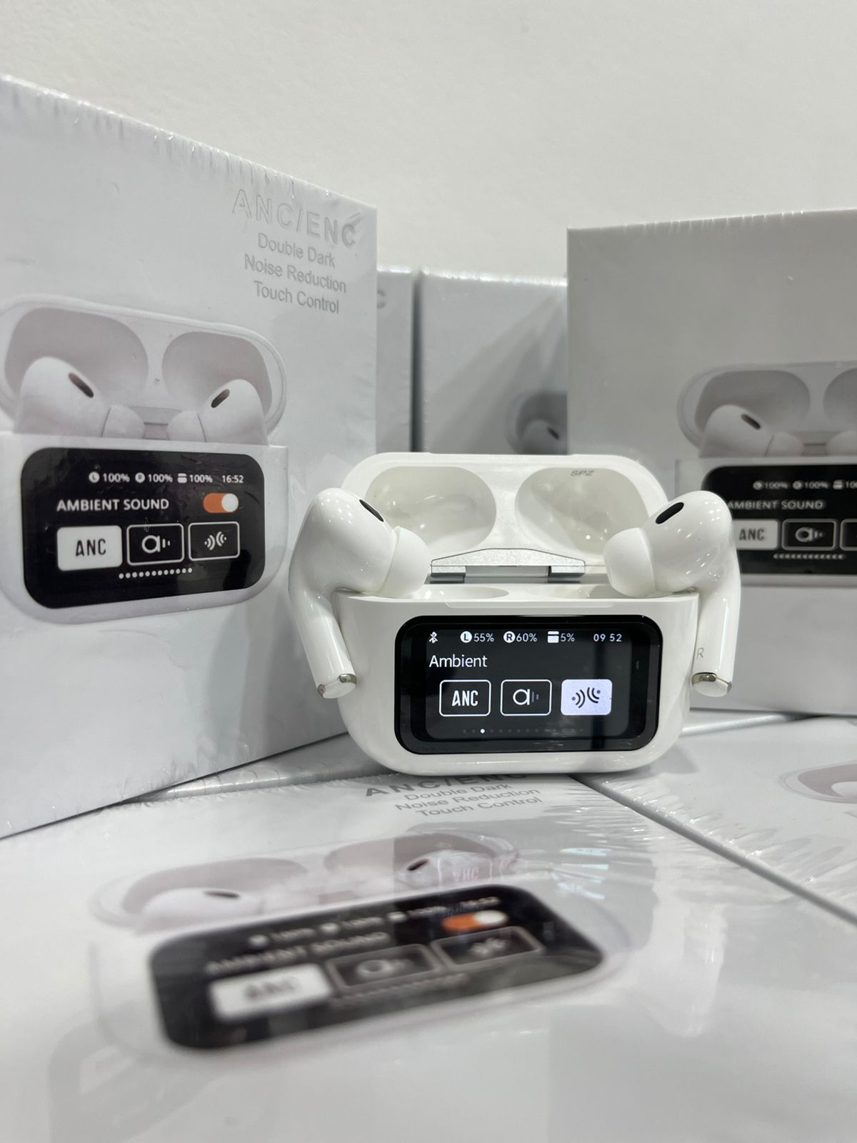 audífonos airpods pro con pantalla