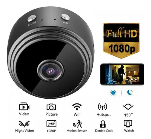Mini Cámara Inteligente Wifi Espía A9