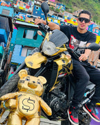 Oso Teddy Bear Sprayground Backpack DORADO