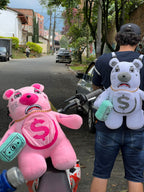 Oso Teddy Bear Sprayground Backpack ROSADO