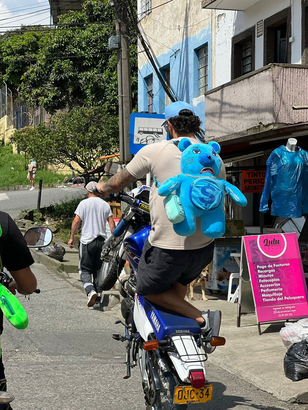 Oso Teddy Bear Sprayground Backpack AZUL