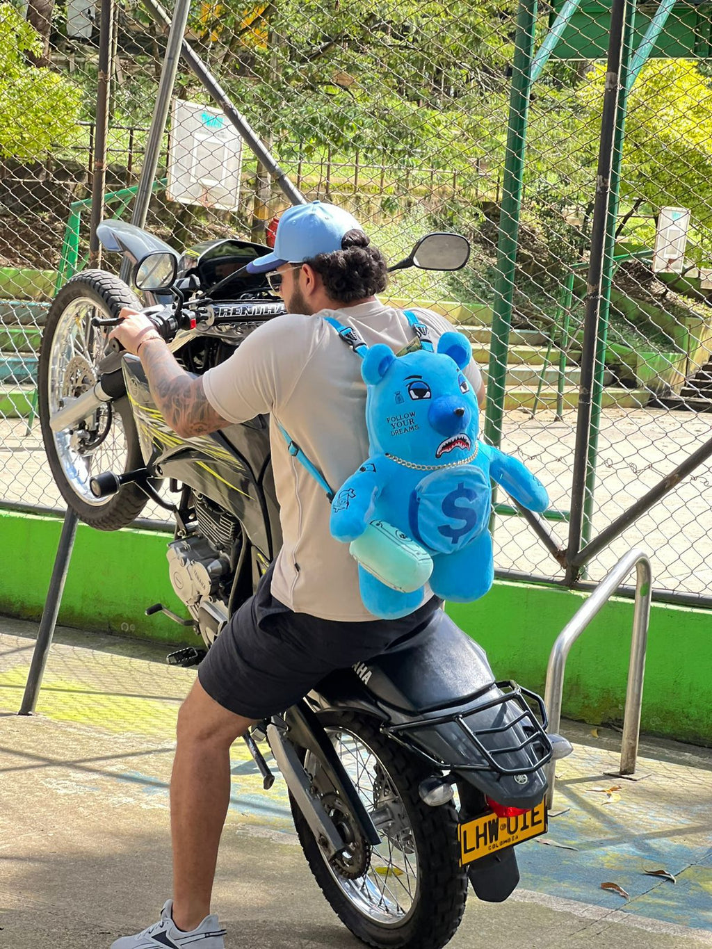 Oso Teddy Bear Sprayground Backpack AZUL